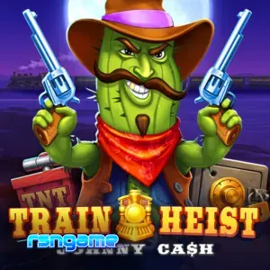 Tampilan antarmuka seluler slot Train Heist Johnny Cash dengan grid 7x7 yang dioptimalkan.
